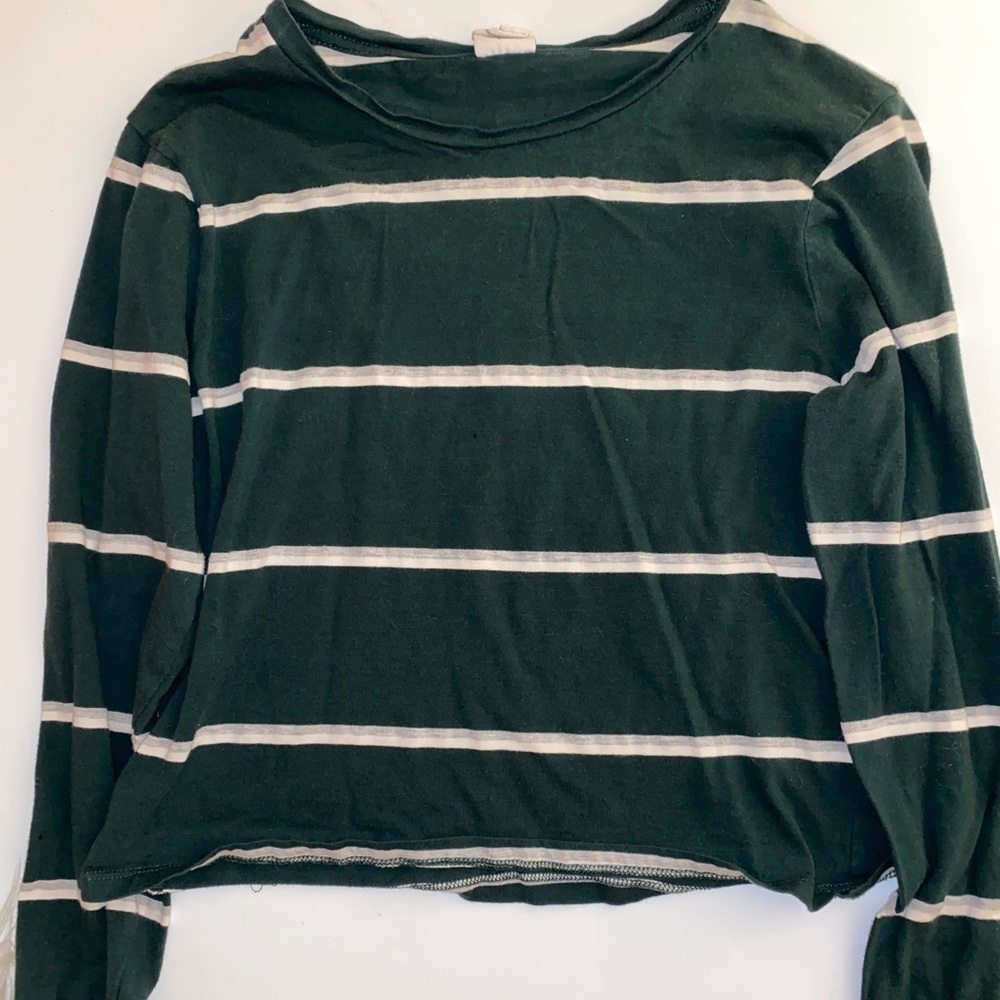 Long sleeve crop t-shirt